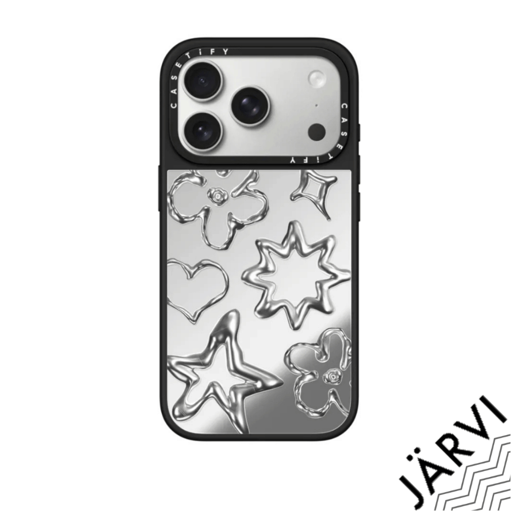 [ส่งด่วน/พร้อมส่ง] CASETiFY | Chrome Doodles [Inspo] #For iPhone Samsung #แท้