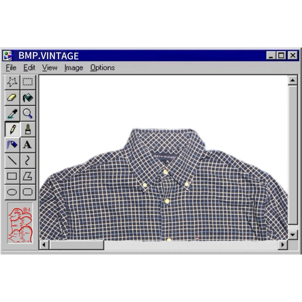 เสื้อ tommy hilfiger เสื้อมือสอง เสื้อลายสก๊อต