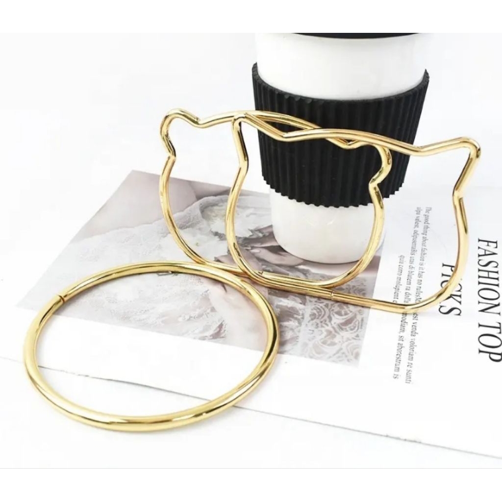 ห่วงโลหะ ห่วงกลมหูจับกระเป๋าผ้า กระเป๋าถือ งานแฮนด์เมด งานDIY งานคราฟท์ งานฝีมือ งานฮาร์ทแวร์ 8-13.5cm. - รูปที่ 4