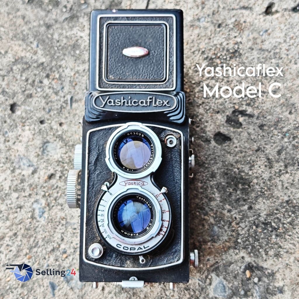 กล้องฟิล์ม Yashica Yashicaflex Model C 6x6 TLR Camera 80mm f/3.5