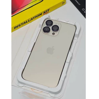 ฟิล์มกระจกกันรอยพร้อมบล็อกที่ช่วยติด สำหรับ iPhone 17 / Air / 17 Pro / 17 Pro Max / S26 Series