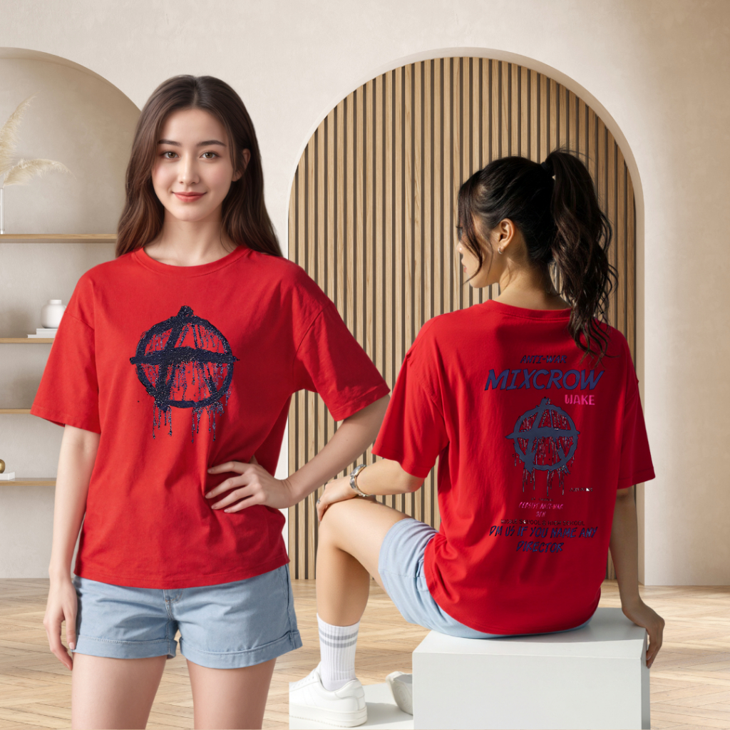 AP Store  เสื้อยืดพิมพ์ลายเเฟชั่นใหม่  สกรีนเเน่น ไม่หลุดไม่ลอก เนื้อผ้า ระบายอากาศดี แห้งเร็ว สวมใส