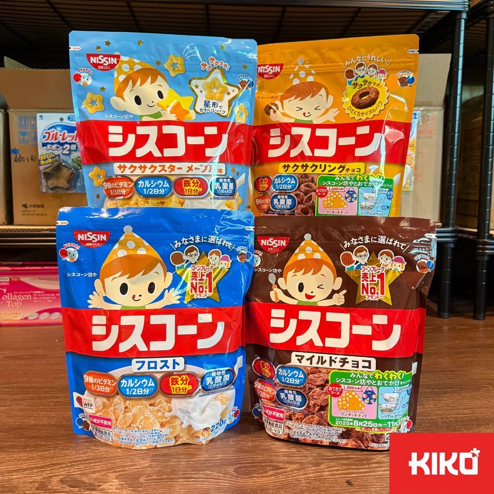 Nissin Cisco Siscorn BIG Frost (130-220g) Serial นิสชิน อาหารเช้า ซีเรียล คอร์นเฟลกส์ จากญี่ปุ่น
