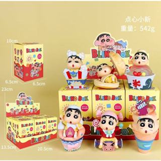 สินค้าพร้อมส่ง 6 ชิ้น/เซ็ตกล่อง Crayon Shin-chan PVC โมเดล ข…