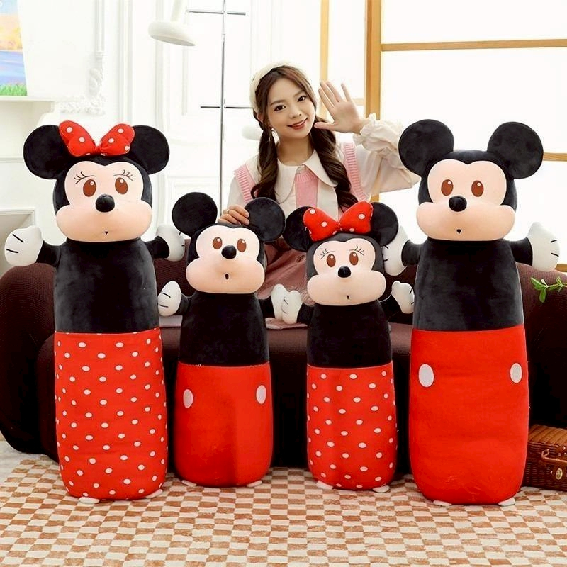 สินค้ามาใหม่  หมอนข้าง Mickey Mouse & Minnie Mouse Mickey Mouse & Minnie Mouse Bolster Cushion