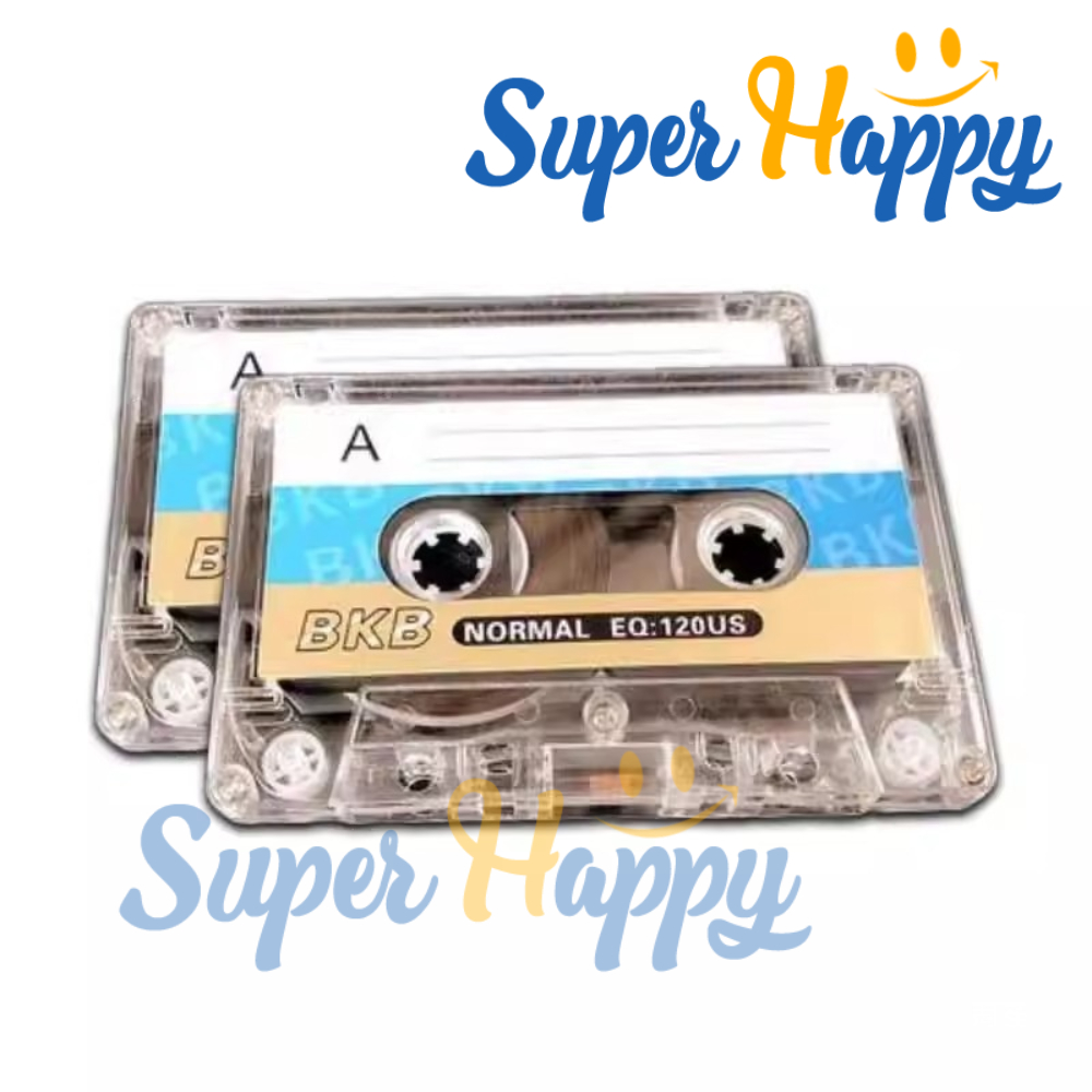 เทปคาสเซทบันทึกเสียง Cassette Tape พร้อมตลับเก็บเสียงเพลง รุ่น 45 / 60 / 90 นาที