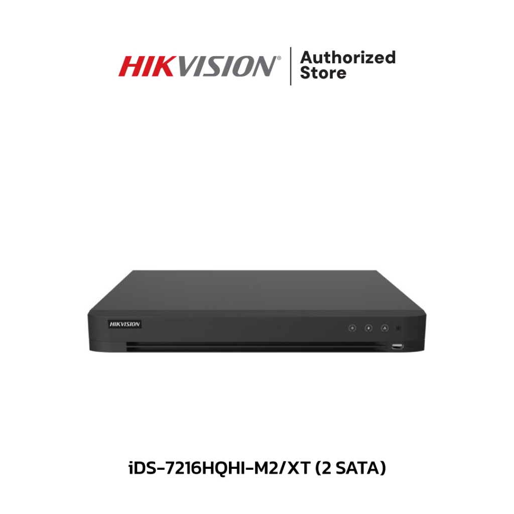 HIKVISION เครื่องบันทึก 16 ช่อง รุ่น iDS-7216HQHI-M2/XT (2 SATA)
