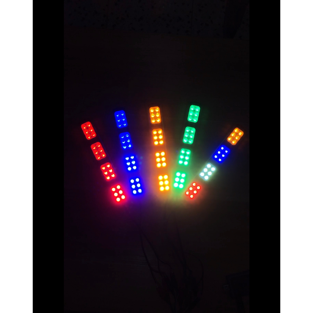 ไฟ LED กระพริบแรงดันต่ำสีแดง น้ำเงิน เขียว ขาว และเหลือง สำหรับรถจักรยานยนต์ รถยนต์ และรถบรรทุก1ชิ้น ราคา ถูกที่สุด ดีลบีเคเค แกลเลอรีภาพที่ 6