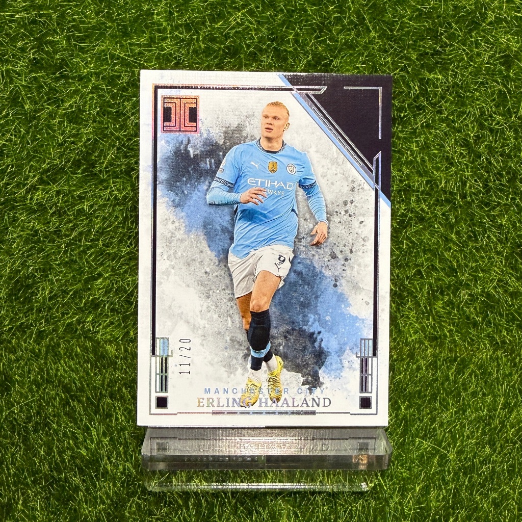 RUN /20 Erling Haaland Silver Panini Impeccable #49