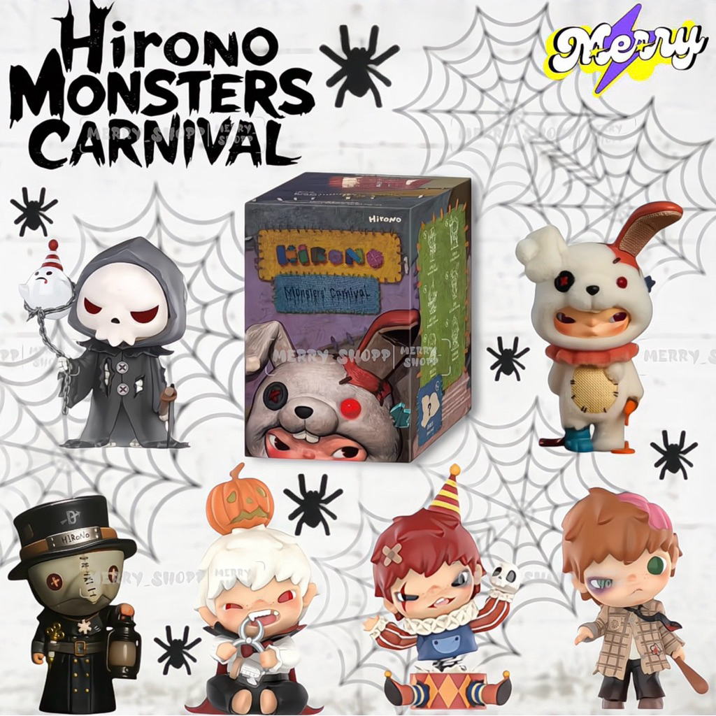 ✨พร้อมส่ง✨Hirono Monsters Carnival Series Figures hirono V.10 ฐานฮิโรโนะเช็คการ์ดและจุ่มใหม่