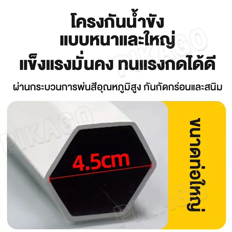 เต็นท์ขายของ เสาหกเหลี่ยม 2x2/3x3/3x6 เต็นท์กลางแจ้ง thumbnail 7