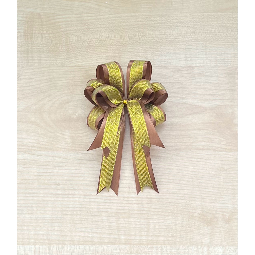 โบว์ติดชะลอม แพ็ค5/10ชิ้น(ชิ้นละ15บาท) โบว์สำเร็จรูปขนาด4*6นิ้ว - รูปที่ 7