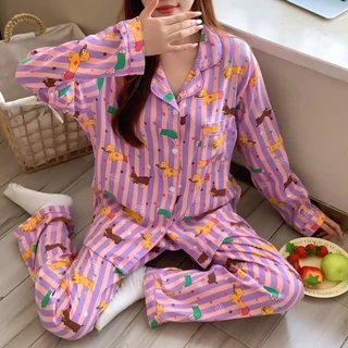 🔥ผ้าไหมญี่ปุ่น🔥อก 42-50 นิ้ว ไซร์ L-4XL ชุดนอนแขนยาว-ขายาว เนื้อผ้าเกรดพีเมี่ยม พร้อมส่งจากไทย