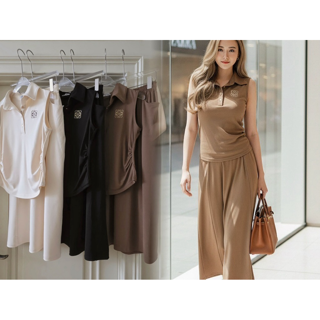 #Cotton Candy 🍭 ชุดเซตเสื้อ+กระโปรงยาวฟรีไซส์