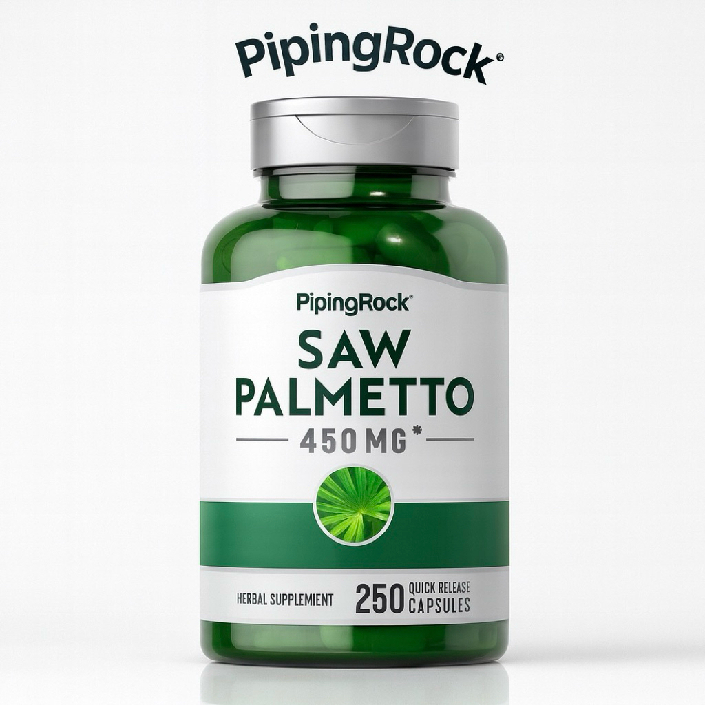 PipingRock Saw Palmetto 450 mg. (250Capsules) ปาล์มใบเลื่อย