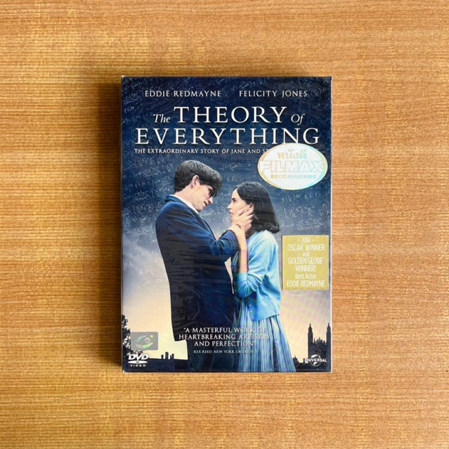 DVD : The Theory of Everything (2014) ทฤษฎีรักนิรันดร [มือ 1 ปกสวม] Eddie Redmayne / ดีวีดี หนัง แผ่