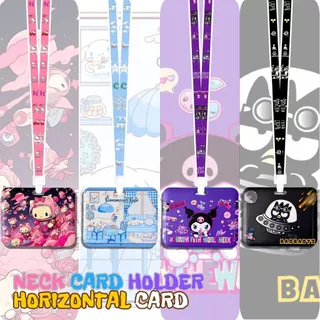 🇳🇱💝ที่ใส่บัตรแนวนอน 🇳🇱💝บัตรนักเรียน กรอบบัตร ซองใส่บัตรพนักงาน กรอบ ร้อมสาย ลายการ์ตูน แนวตั้ง พลาสติกอย่างดี เฟรมการ์ด