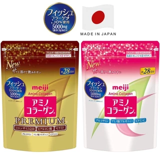 💕EXP:09/27💕Meiji Amino Collagen Premium 196g/28day/5,000mg เมจิ อะมิโน คอลลาเจน ชนิดผง คอลลาเจน