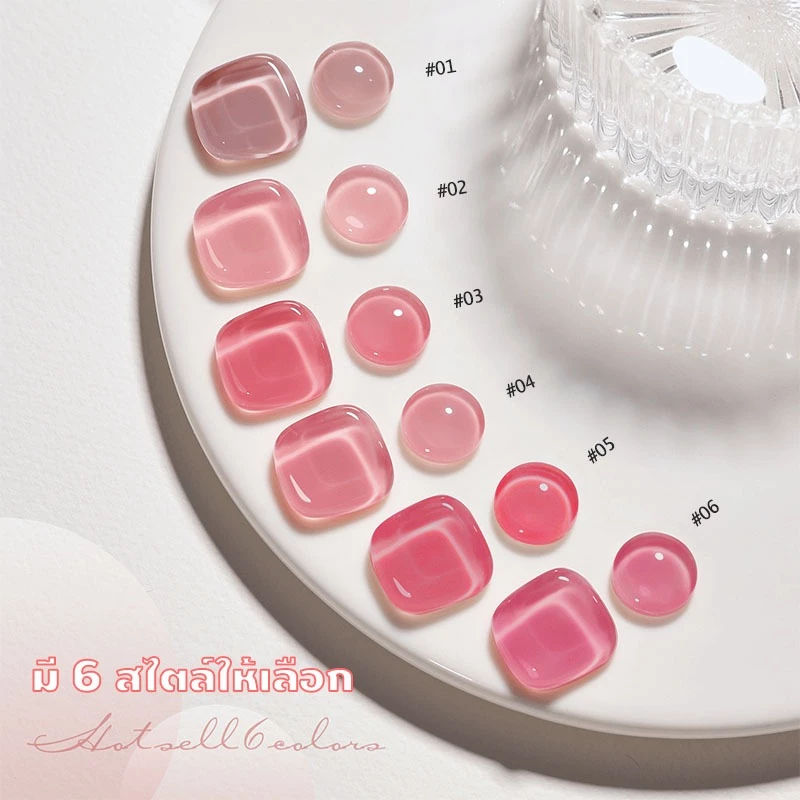 Nawoelite ยาทาเล็บเจลบลัชออน 6 สี ไล่ระดับสวยงาม thumbnail 3