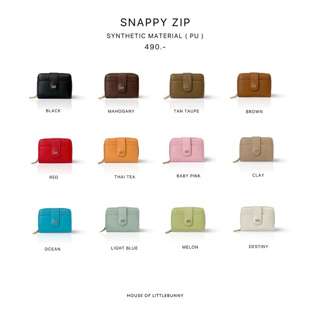 LITTLEBUNNY official Snappy Zip pu (synthetic material)