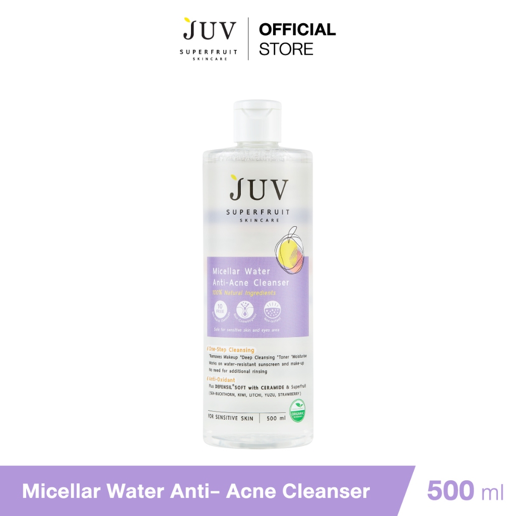 ๋JUV Micellar Water Anti- Acne Cleanser 500 ml