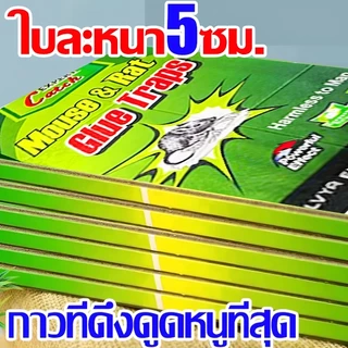 🐭รุ่นหนาขึ้นอัพเกรด🐭 กาวดักหนู กับดักหนู กําจัดหนู อุปกรณ์กำจัดหนูมืออาชีพยี่ห้อเก่ากว่า 30 ปี กกาวนำเข้าจากเยอรมัน