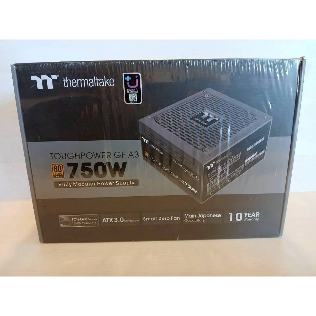 POWER SUPPLY (อุปกรณ์จ่ายไฟ) THERMALTAKE TOUGHPOWER GF A3 GOLD 750W - 750W 80 PLUS GOLD