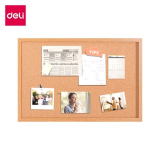 Deli กระดานไม้ก๊อก กระดานแฮนเมด ติดประกาศ ติดรูป คุณภาพดี มี…