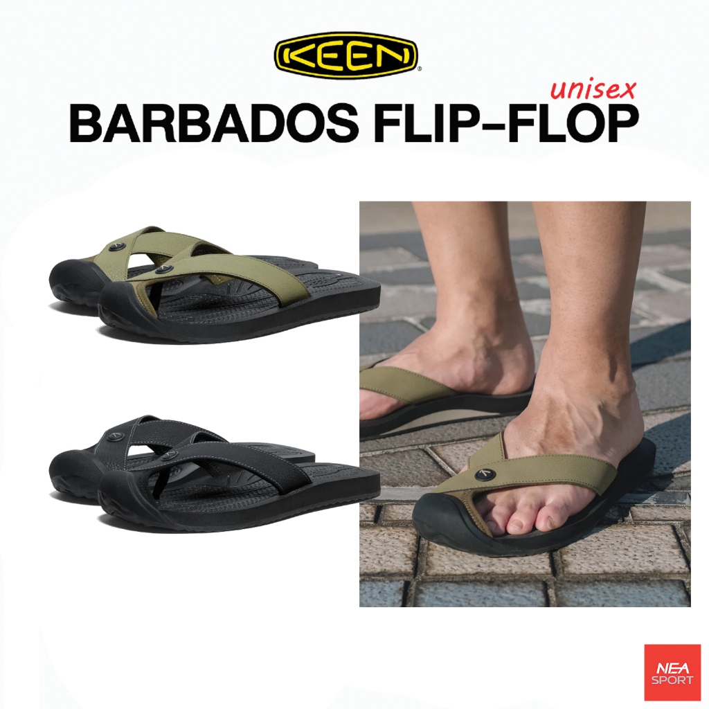 [ลด30% เก็บโค้ด 2509FASHDD] KEEN BARBADOS Flip-Flop รองเท้าแตะ หูหนีบ ได้ทั้งชายและหญิง