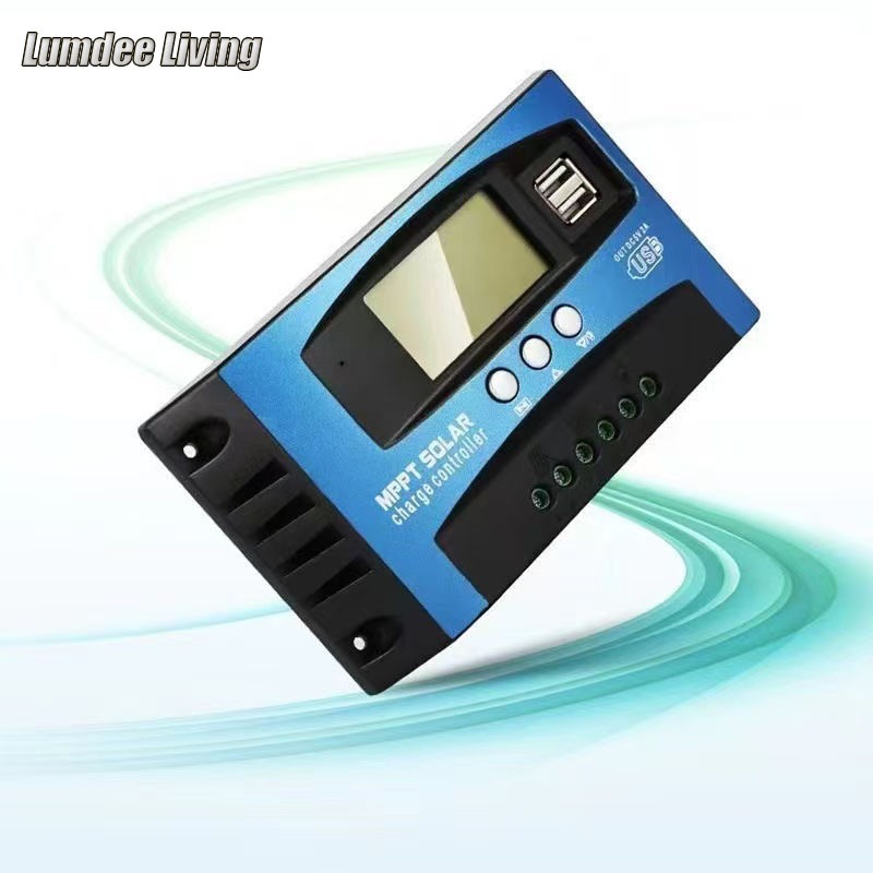 คอนโทรลเลอร์โซลาร์เซลล์ MPPT อัจฉริยะ 30A/100A ชาร์จ-คายไฟอัตโนมัติ รองรับ12V-36V