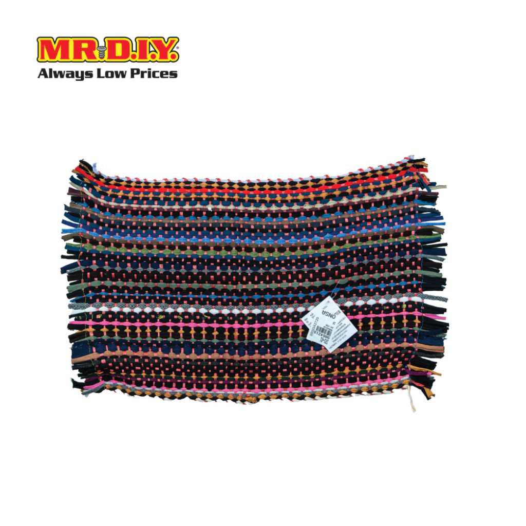 MR.D.I.Y. พรมเช็ดเท้าผ้าถัก ขนาด 35 x 55 ซม. คละลาย_9064218