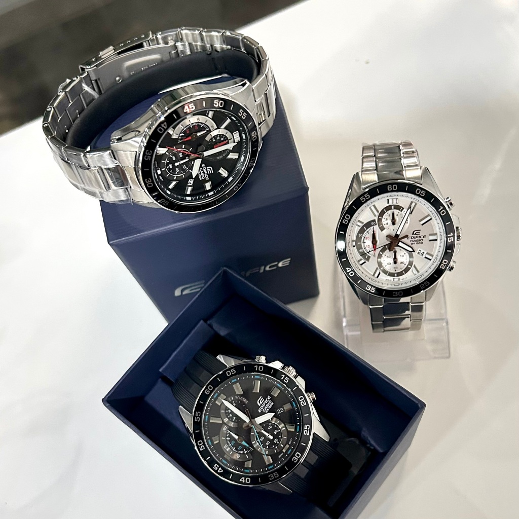 Casio Edifice นาฬิกาข้อมือน รุ่น EFV-550 EFV-550D EFV-550L EFV-550P (EFV-550D-1A,EFV-550L-1)
