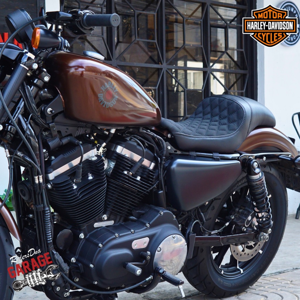 เบาะเจล RD สำหรับ Harley Davidson Sportster 48, Iron 883 CUSTOM SEAT