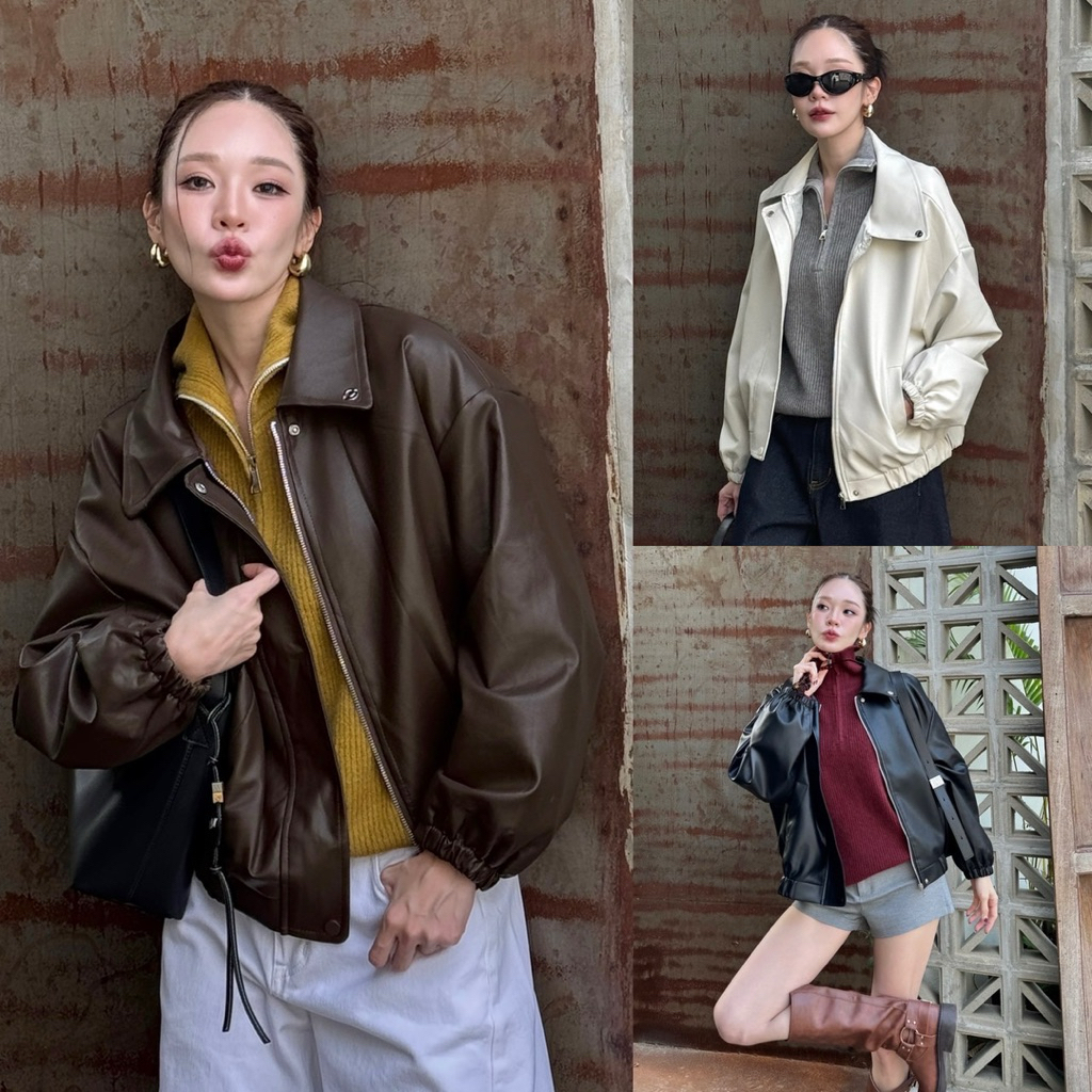 เสื้อหนัง CHAMNIII รุ่น Edge Jacket