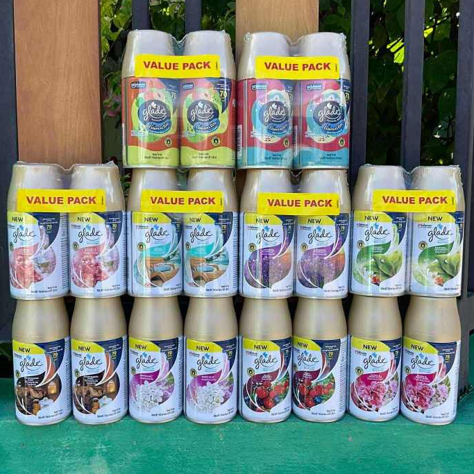 แพคคู่(🔥ซื้อ1แถม1🔥) เกลดออโตเมติกสเปรย์ glade Automatic refill รีฟิลได้2กระป๋อง เรทส่งทักถูกที่สุด
