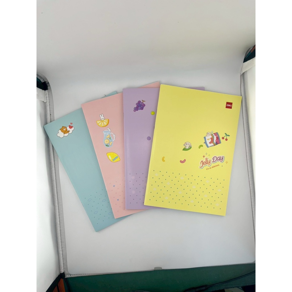 Deli สมุดยกโหล 65/60 แกรม ปก 5,10,20 บาท สมุดนักเรียน สมุดบันทึก มีเส้น ตัด 9 (12 เล่ม ) (คละลาย) ราคา ถูกที่สุด ดีลบีเคเค แกลเลอรีภาพที่ 9