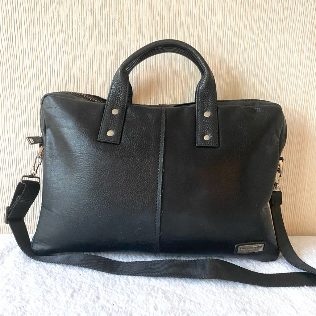 กระเป๋าเอกสาร Omar Sharif สีดำ