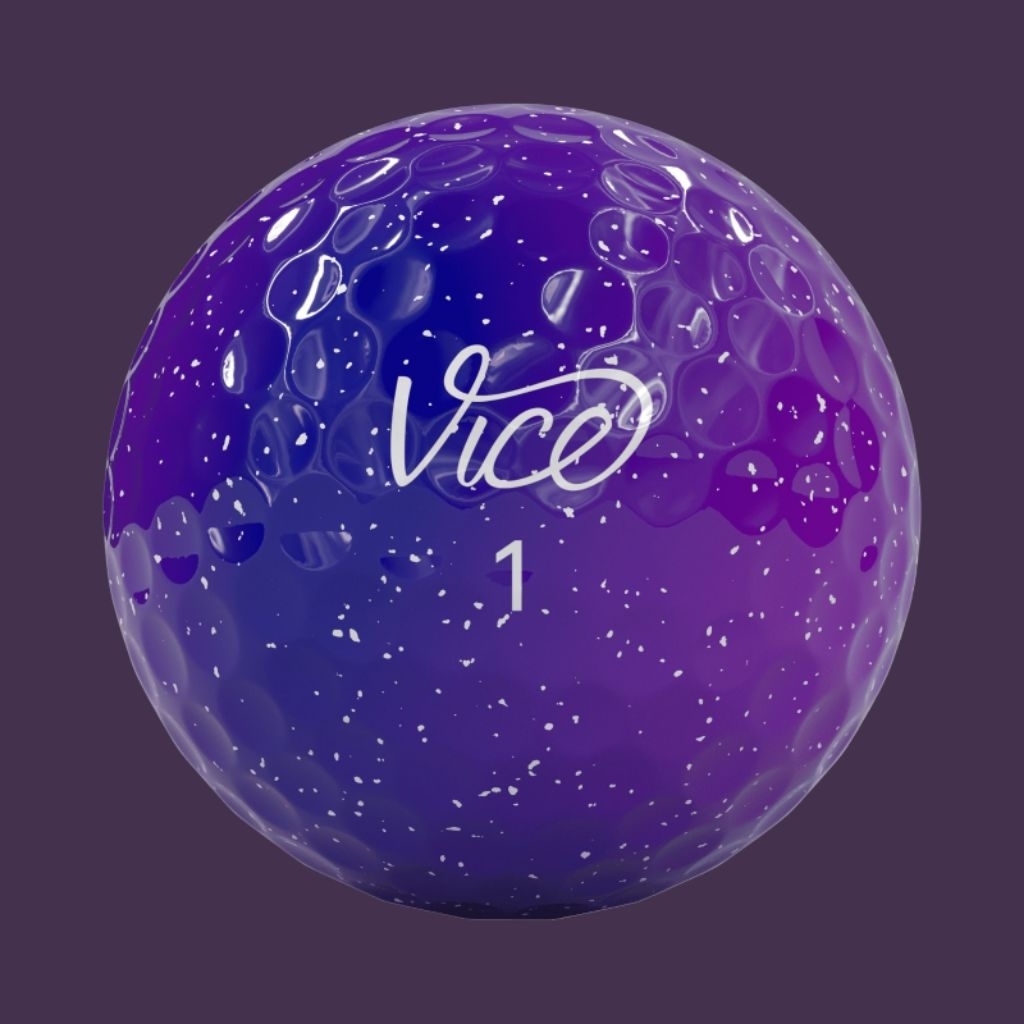 [1Ball] [Nobox] ลูกกอล์ฟ Vice Pro Galaxy Edition กอล์ฟ ลูกกอล์ฟ ลูกพัต Taylormade Callaway Vice Golf