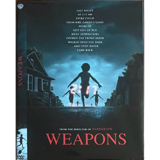 Weapons (2025, DVD)/เวเพินส์ (ดีวีดี)
