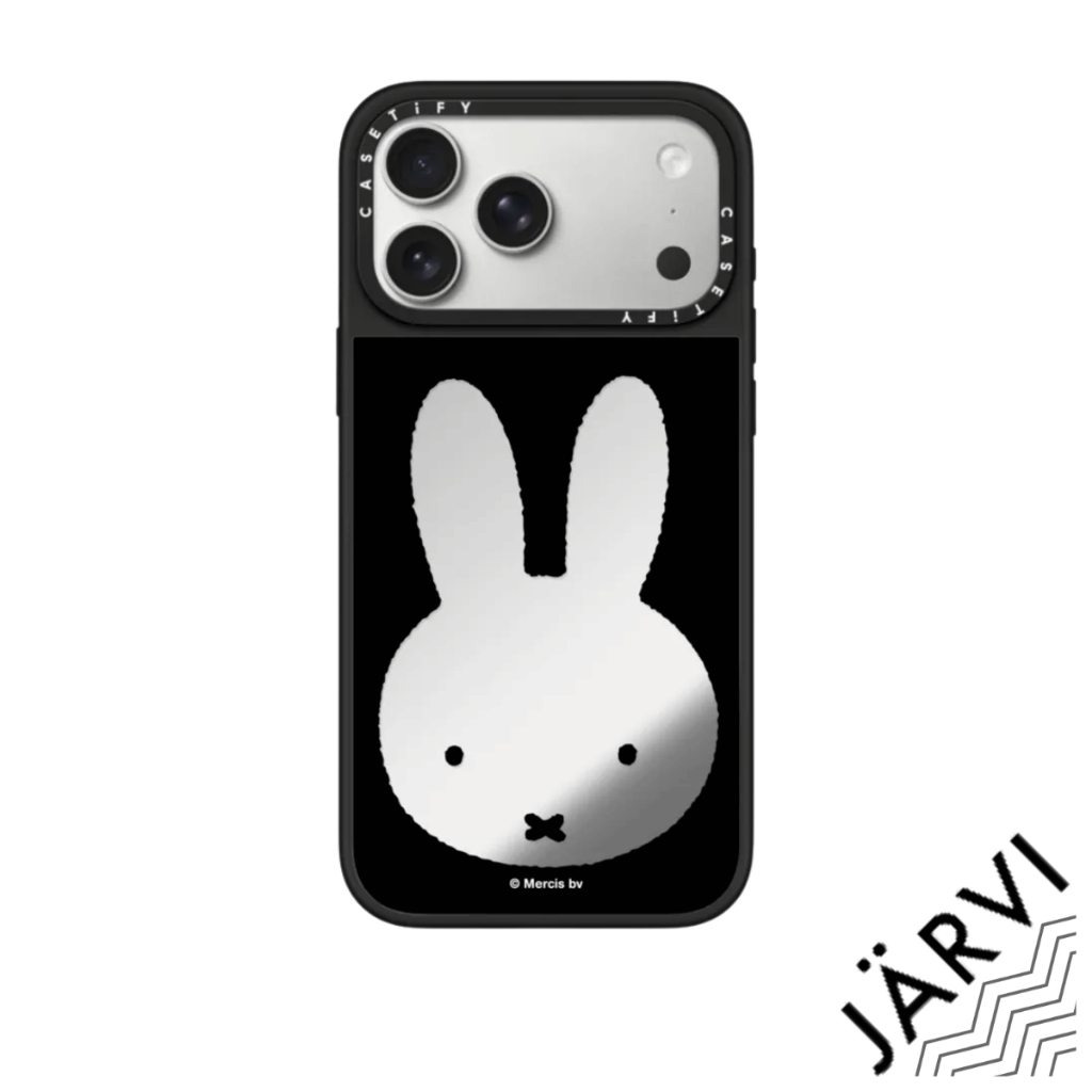 CASETiFY | Miffy Black Mirror Frame Case [Miffy] #For iPhone Samsung #แท้