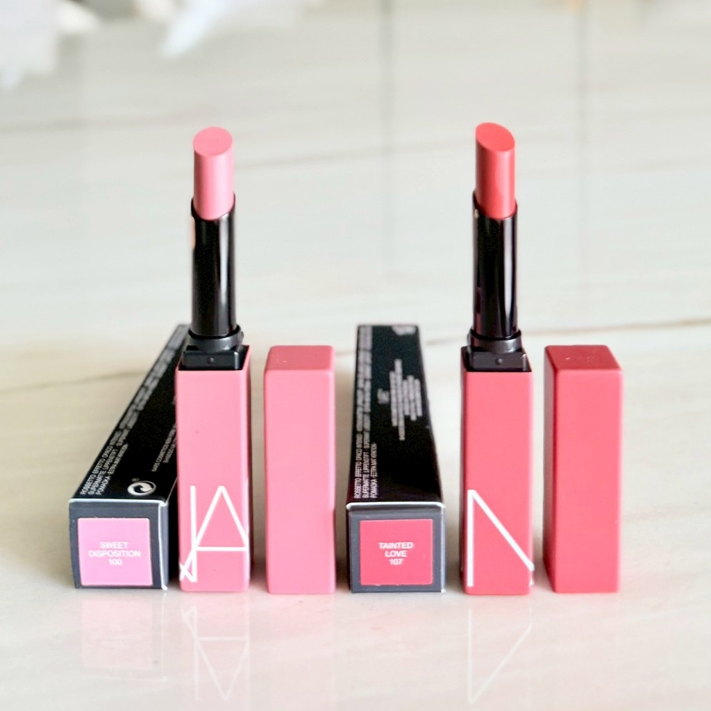 NAR S สี100 SWEET DISPOSITION POWERMATTE LIPSTICK / สี107 TAINTED LOVE POWERMATTE LIPSTICK 1.5g ราคา ถูกที่สุด ดีลบีเคเค