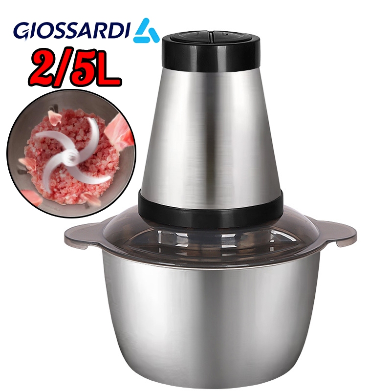 GIOSSARDI 2/5L เครื่องผสมอ เครื่องปั่นพริก เครื่องบดหมู เครื่องบด เครื่องผสมอ เครื่องปั่นพริก เครื่องบดหมู