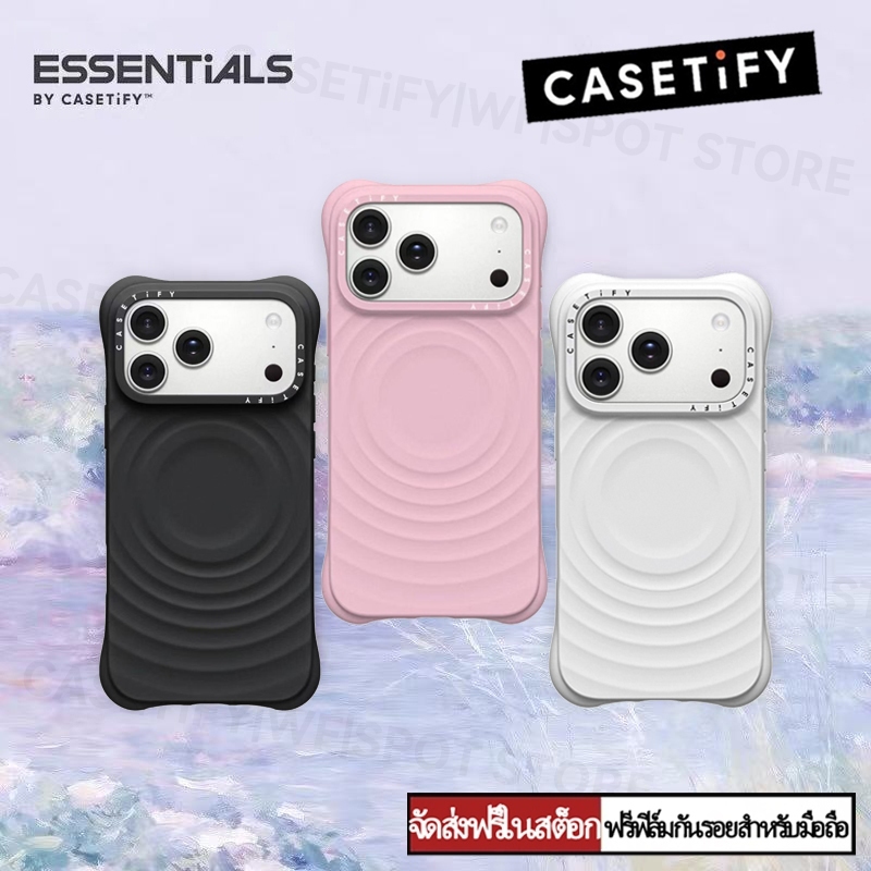 [พร้อมส่ง]CASETiFY | Ripple Case Essentials by CASETiFY iPhone 17/17 ProMax/15Pro/16/15/14Pro Max/13