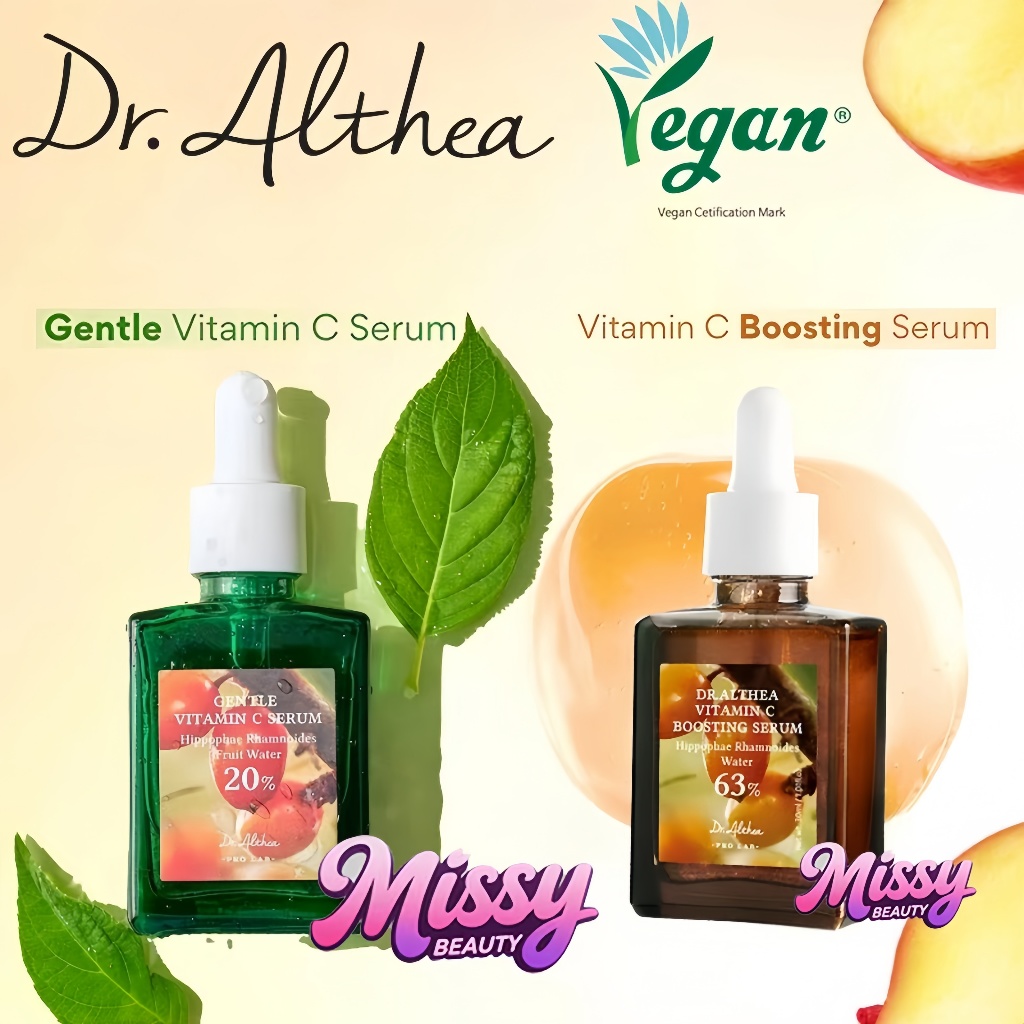เซรั่มไวท์เทนนิ่ง，Dr.Althea Vitamin C Boosting Serum RENEWED 30ml / Dr.Althea Gentle Vitamin C Serum