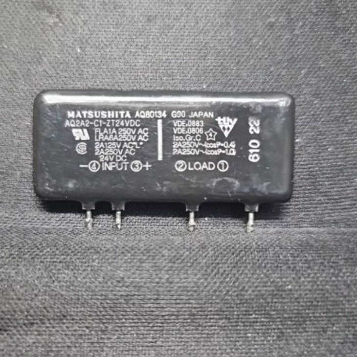 Relays Solid State Relays (SSR) AQ2A2-C1-ZT24VDC Solid State Relays - PCB Mount 2A 24V Zero Cross มื
