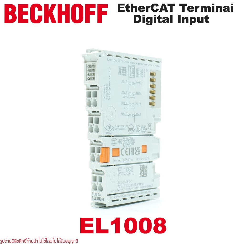 EL1008 BECKHOFF EtherCAT digital input