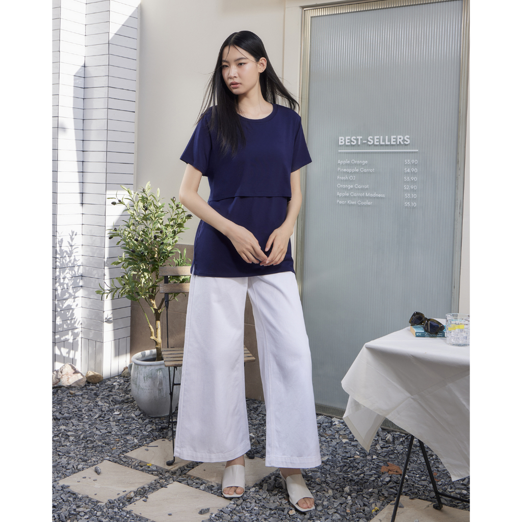 Nitan (นิทาน) เสื้อให้นม รุ่น Jolie Maternity and Nursing Top