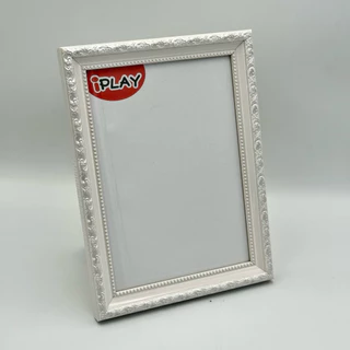 กรอบรูปลายไทยขอบ0.7" A4 4x6 5x7 6x8 A5 7x10 8x10 8x12 9x11นิ้ว 0705 มีกระจก มีขาตั้ง แขวนผนัง