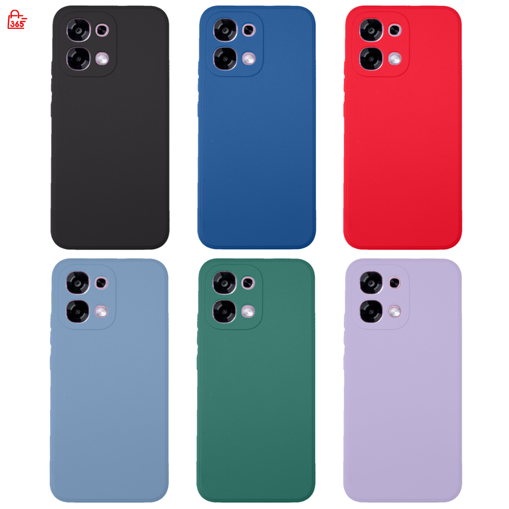 เคส สำหรับ OPPO A6 Pro 5G เคสซิลิโคนนิ่ม สีพื้น กันกล้อง TPU บาง