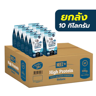 ยกลังอาหารแมว NEEZ+ (10กิโลกรัม) เกรดพรีเมี่ยม สูตรลูกแมว สูตรแมวโต FS